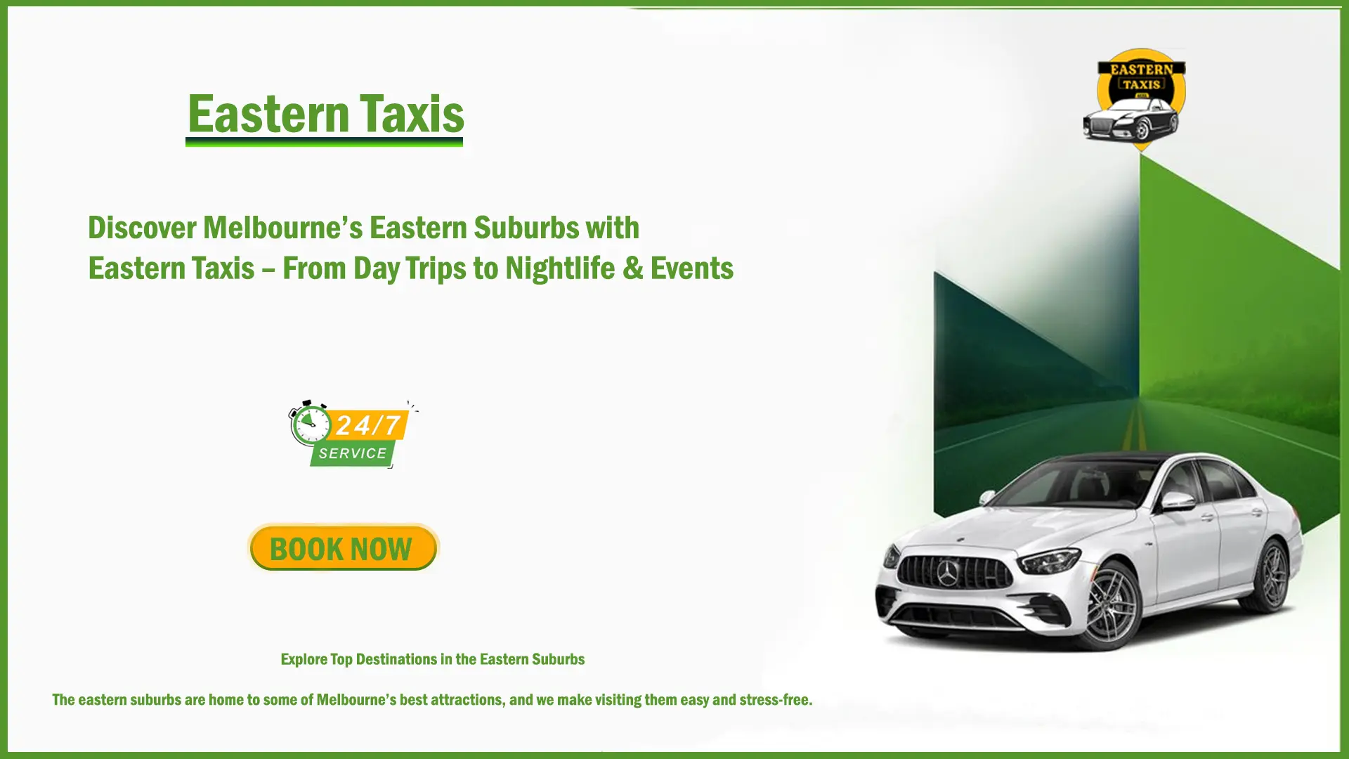 24/7 taxi service eastern suburbs