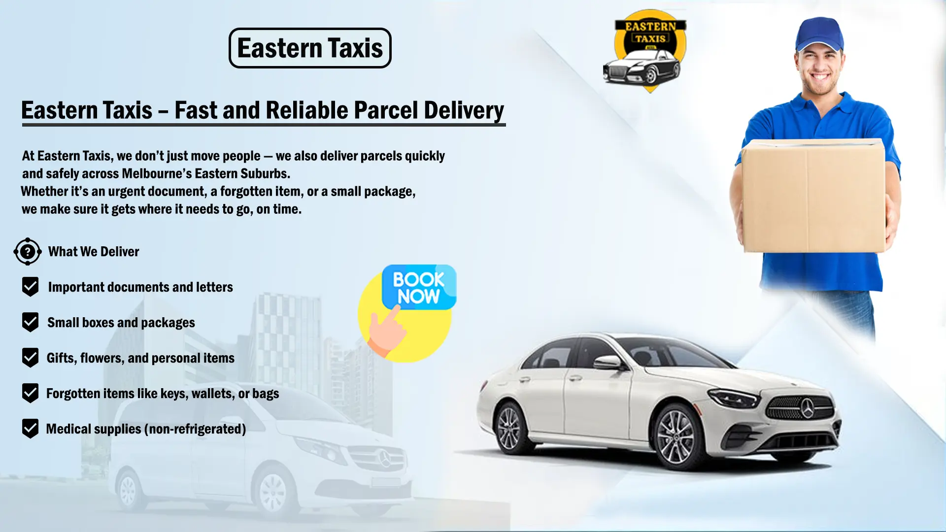 fast parcel delivery in Melbourne